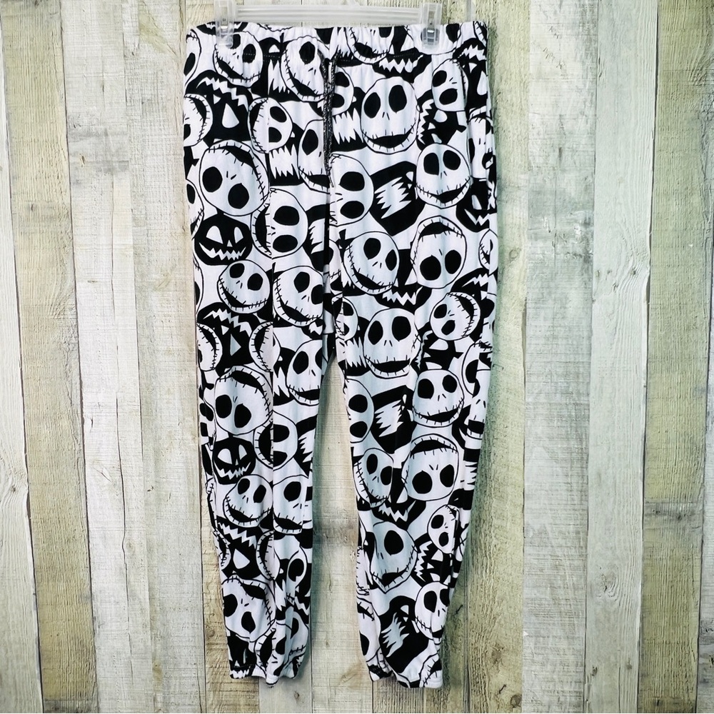 Disney Tim Burtons The Nightmare Before Christmas Large (12-14) Fleece Joggers